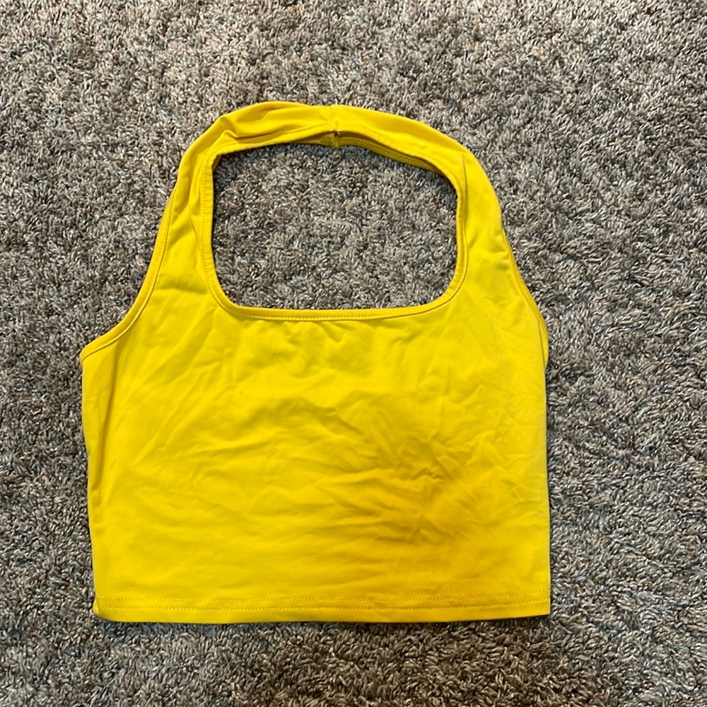 Halter neck crop top